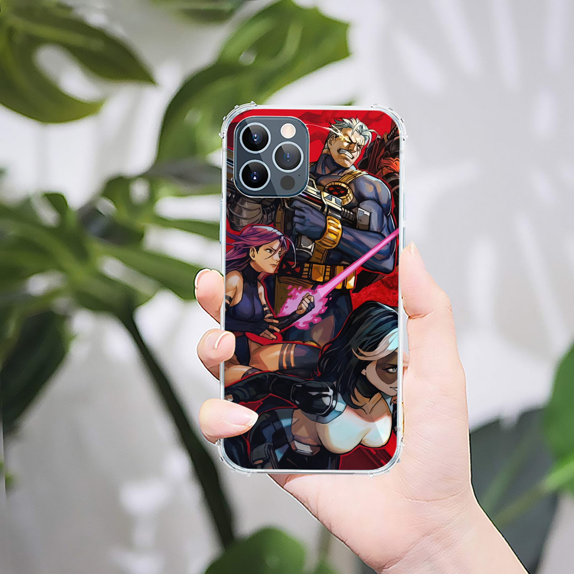 （画像用） Deadpool デッドプール 【iPhone 12シリーズ対応】透明スマホケース（クリアソフトケース）